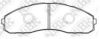 NiBK PN1553 Brake Pad Set, disc brake